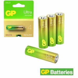 Pilha Ultra Alcalina LR6/AA 1.5V 4x Blister GP - (GP15AU-PGB4)