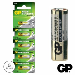 Pilha Alcalina A27/LR27A 12V 5x Blister Gp - (GP27A-BL5)