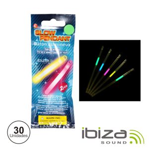 Conjunto 30 Barras Luminescentes Multicor 210mm IBIZA - (GS7-210)