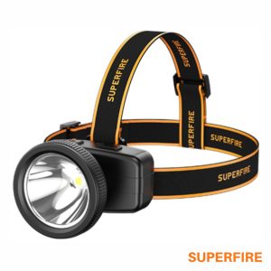 Lanterna de Cabeça 5W 350lm IP42 SUPERFIRE - (HL55-S)