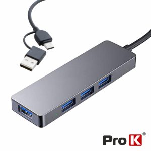 Hub USB-C / USB-A P/ 4xUSB-A 3.0 PROK - (HUBUSBC/A304)