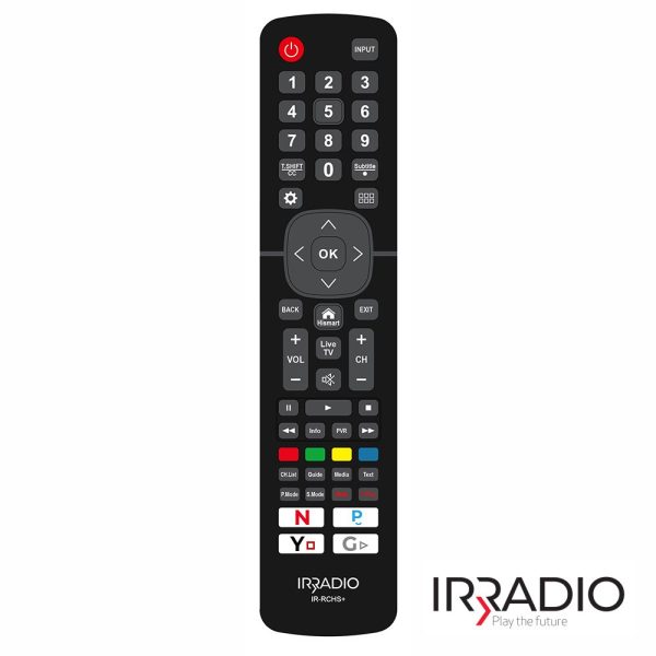 Comando Universal Lcd/LED HISENSE Smart TV - (IR-RCHS+)