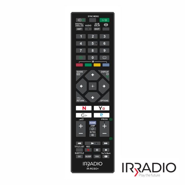 Comando Universal Lcd/LED SONY Smart TV - (IR-RCSO+)