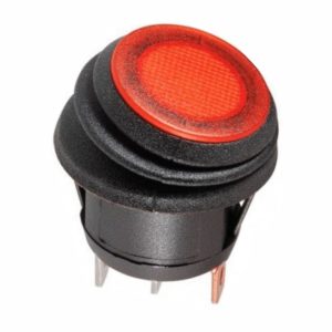 Interruptor Pressão 3p Spst (On)-Off Vermelho - (ITR24234500)