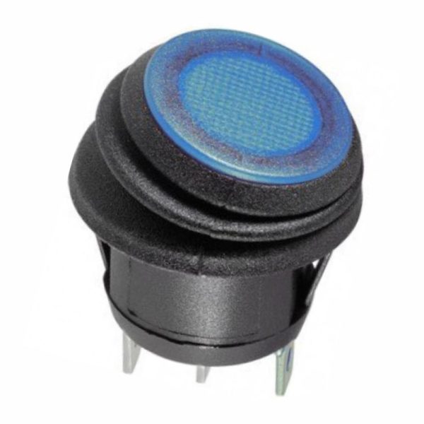 Interruptor Pressão 3p Spst (On)-Off Azul - (ITR24234510)