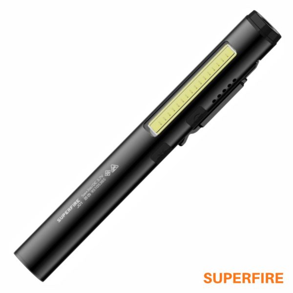 Lanterna 4 Em 1 LED + COB + UV + Ponteiro Laser SUPERFIRE - (J01)