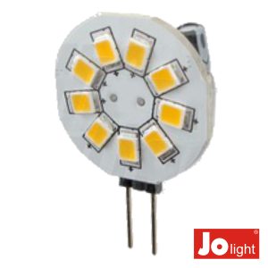 Lâmpada G4 1.2W 12V 9 LEDS Branco Quente Jolight - (JO500/1WW)