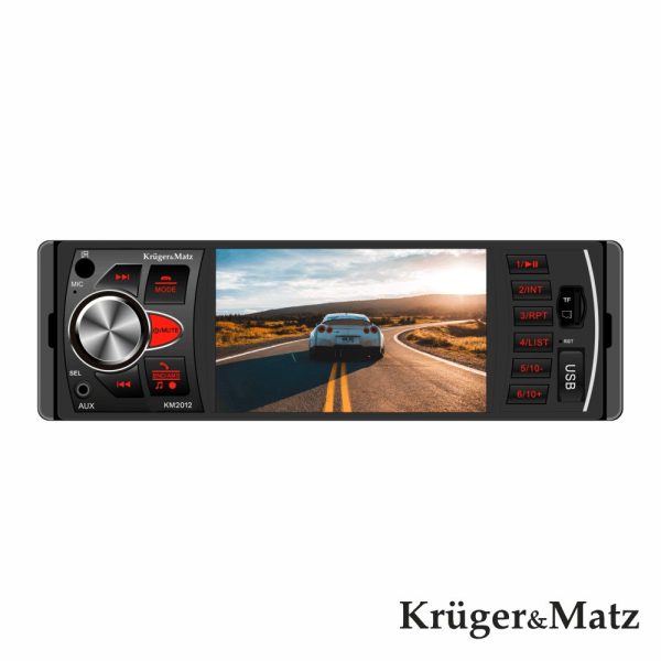 Auto-Rádio 4" FM Mp3 4x25W C/ BT/RDS/MP5/USB/Comando - (KM2012)