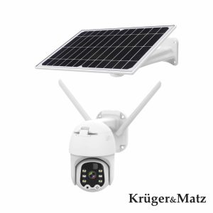 Câmara Vigilância IP FHD Wifi C/ Painel Solar Kruger Matz - (KM2213)