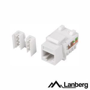 Ficha RJ45 Modular 8P8C CAT6 Keystone LANBERG - (KSU6-1090)