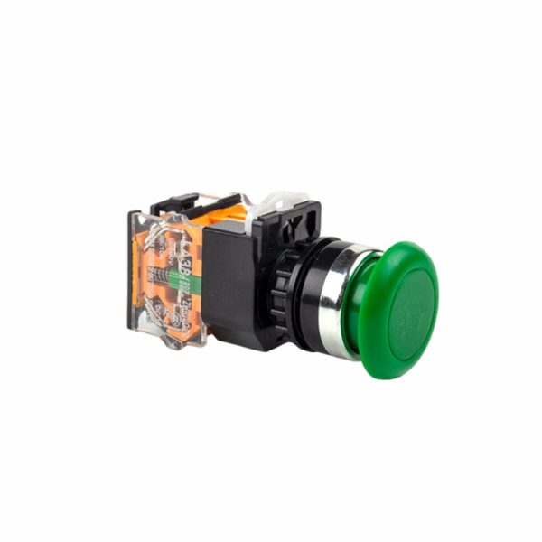 Pulsador Momentâneo 500V AC 10A IP65 22mm - (LA38-11M-GR)