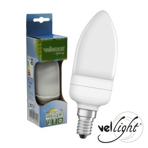 Lâmpada E14 7W=25W 230V Eco Vela 300lm 2700k - (LAE2B3N-F)