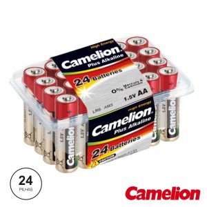 Pilha Alcalina LR6/AA 1.5v 24x CAMELION - (LR6-PB24)