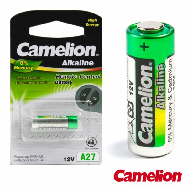 Pilha Alcalina A27/LR27A 12V Blister CAMELION - (LRA27-BP1)