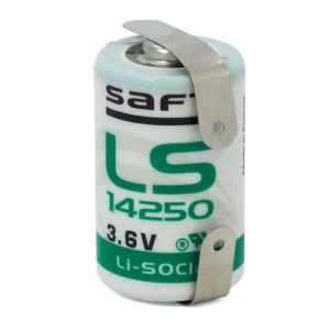 Pilha Lítio 14250 3.6V 1200mAh C/ Patilhas SAFT - (LS14250PFR)