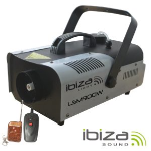 Máquina De Fumos 900W Controlador/Comando IBIZA - (LSM900W)