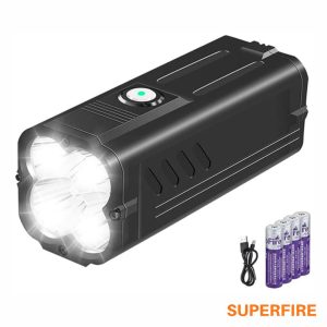 Lanterna 4x18W 6000lm IP44 SUPERFIRE - (M20)