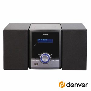 Sistema Som 2.0 C/ Visor LCD BT/FM/CD/AUX/USB 2x50W DENVER - (MDA-285)