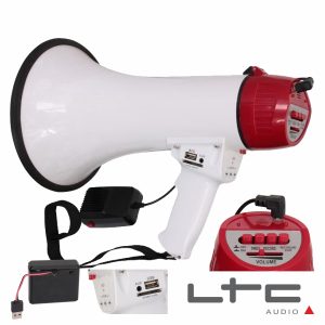 Megafone 35W Bat Recarregável Rec Mic 9V Embutido USB Ltc - (MEGA35USB)