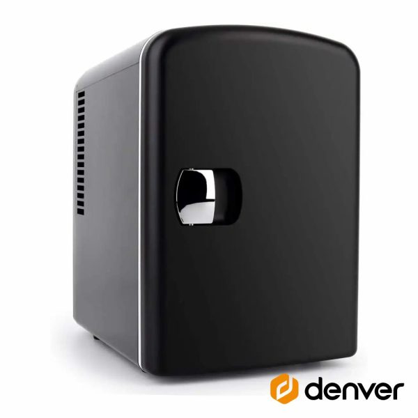 Mini Frigorífico 4L C/ Função Quente E Frio Preto DENVER - (MFR-401)