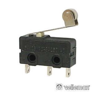 Comutador Micro Switch  C/Patilha E Rodizio 5a VELLEMAN - (MS5-R)