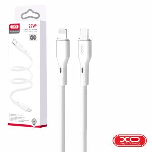 Cabo USB-C Macho / Lightning Macho PD 27W 1m Branco XO - (NB-Q231A-WH)