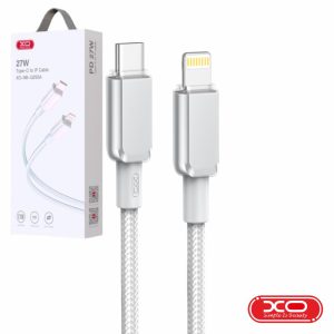 Cabo USB-C Macho / Lightning Macho PD 27W 1m Branco XO - (NB-Q250A-WH)