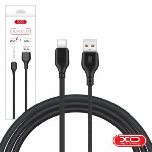 Cabo USB-A 2.0 Macho / USB-C 2.1A 2M Preto XO - (NB103-USBC/BK2)