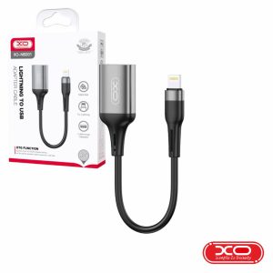 Cabo Adaptador Lightning Macho/USB-A 2.0 Fêmea OTG XO - (NB201-USBL)