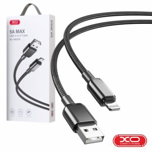 Cabo USB-A Macho / Lightning Macho 1m Preto XO - (NB249-LIGHTNING-BK)