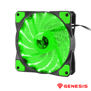 Cooler HYDRON 120 120mm Verde GENESIS - (NGF-1168)