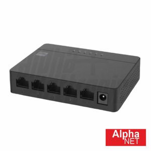 Switch De Rede Ethernet 5 Portas Gigabit RJ45 ALPHA - (NSG1005V1)