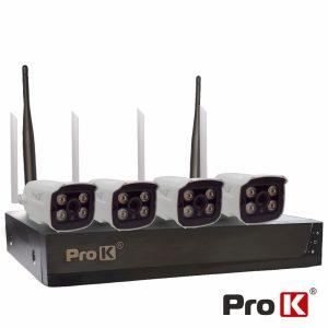 Pack Vigilância 4 Câmaras IP66 NVR WIFI TUYA PROK - (NVRPACK04DW)