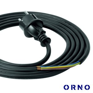 Cabo Alimentação Schuko Macho H05RR-F 3G1.5 3m ORNO - (OR-AE-13274/3M)