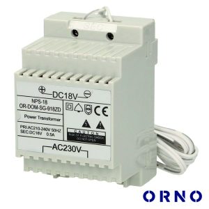 Fonte De Alimentação 18V 0.5A DIN ORNO - (OR-DOM-SG-918ZD)