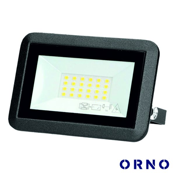 Foco LED 20W 230V 4000k 1600lm Preto ORNO - (OR-NL-6136BL4)