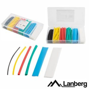 Conjunto de Tubos Manga Termoretráctil 100pcs LANBERG - (ORG01-ST100MC)