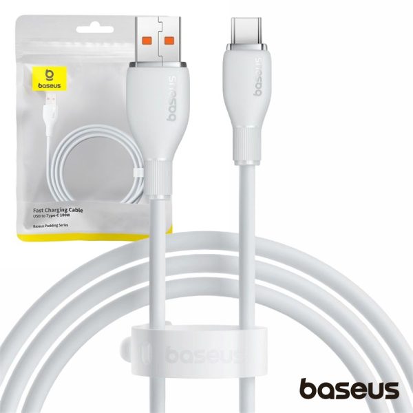 Cabo USB-A Macho P/ USB-C Macho 1.2m 100W Pudding BASEUS - (P10355703221-00)