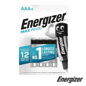 Pilha Alcalina AAA 1.5V 4x Max Plus ENERGIZER - (PAE-LR03/4MP)