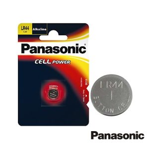 Pilha Botão Alcalina 1.5v/LR44 Blister Panasonic - (PAP-LR44)