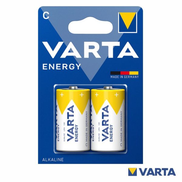 Pilha Alcalina LR14/C 1.5v 2x Energy VARTA - (PAV-LR14/2)