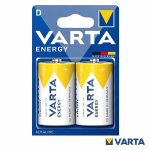 Pilha Alcalina LR20/D 1.5v 2x Energy VARTA - (PAV-LR20/2)