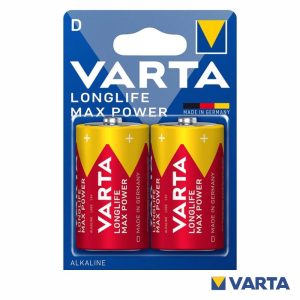 Pilha Alcalina LR20/D 1.5v 2x  Longlife Max Power VARTA - (PAV-LR20/2MAX)