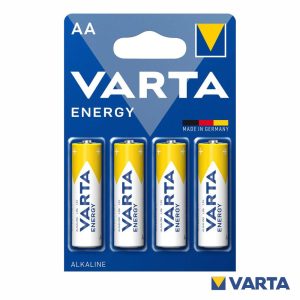 Pilha Alcalina LR6/AA 1.5V 4x Blister Energy VARTA - (PAV-LR6/4)