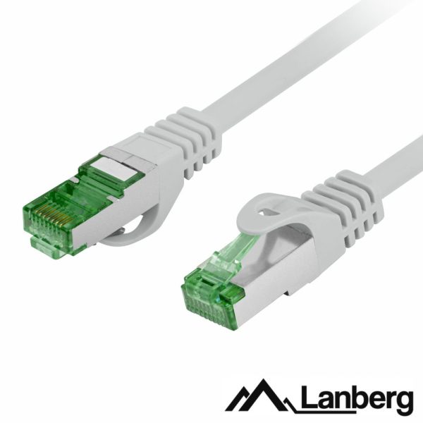 Cabo S/FTP LSZH CU 26AWG CAT7 1m Cinzento LANBERG - (PCF7-10CU-0100-S)