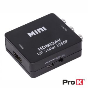 Conversor HDMI > Composto + Audio PROK - (PK-HDMIRCA)