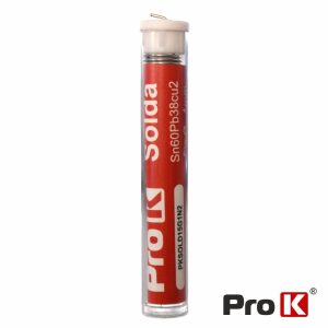 Solda 1mm Sn60Pb38Cu2 15g PROK - (PKSOLD15G1N2)