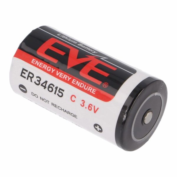 Pilha Lithium 32.9x61.5mm ER34615 3.6V 19000mA EVE - (PL34615/S)