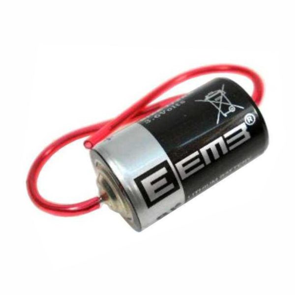 Pilha Lítio 1/2AA ER14250 3.6V C/ Fios 1200ma EEMB - (PL415A/1)