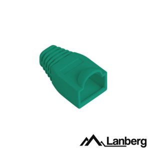 Capa Protectora P/ Conector RJ45 x100 Verde LANBERG - (PLB-1000-G)